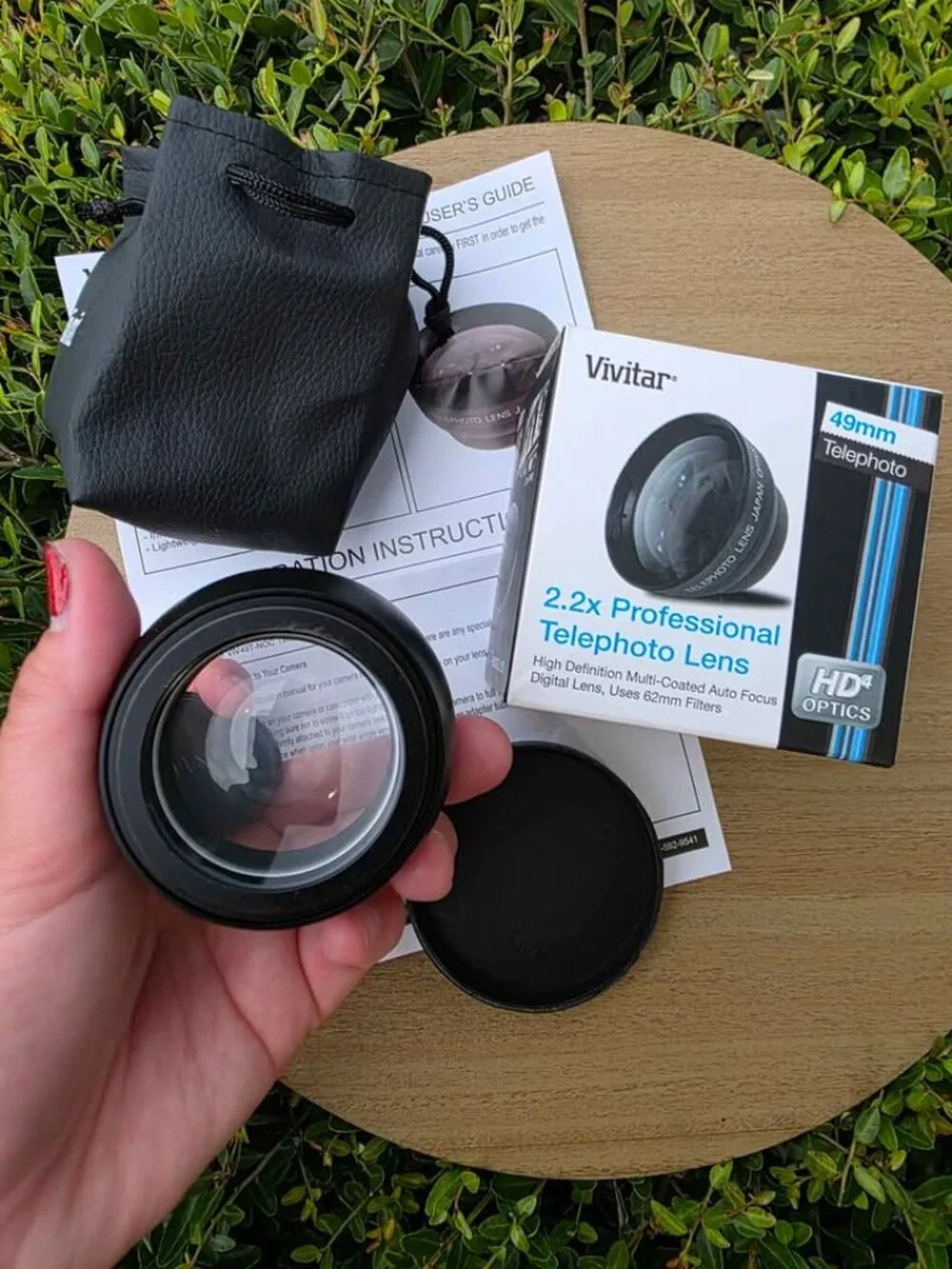 Vivitar 49mm 2.2x Professional Telephoto Lens attachment